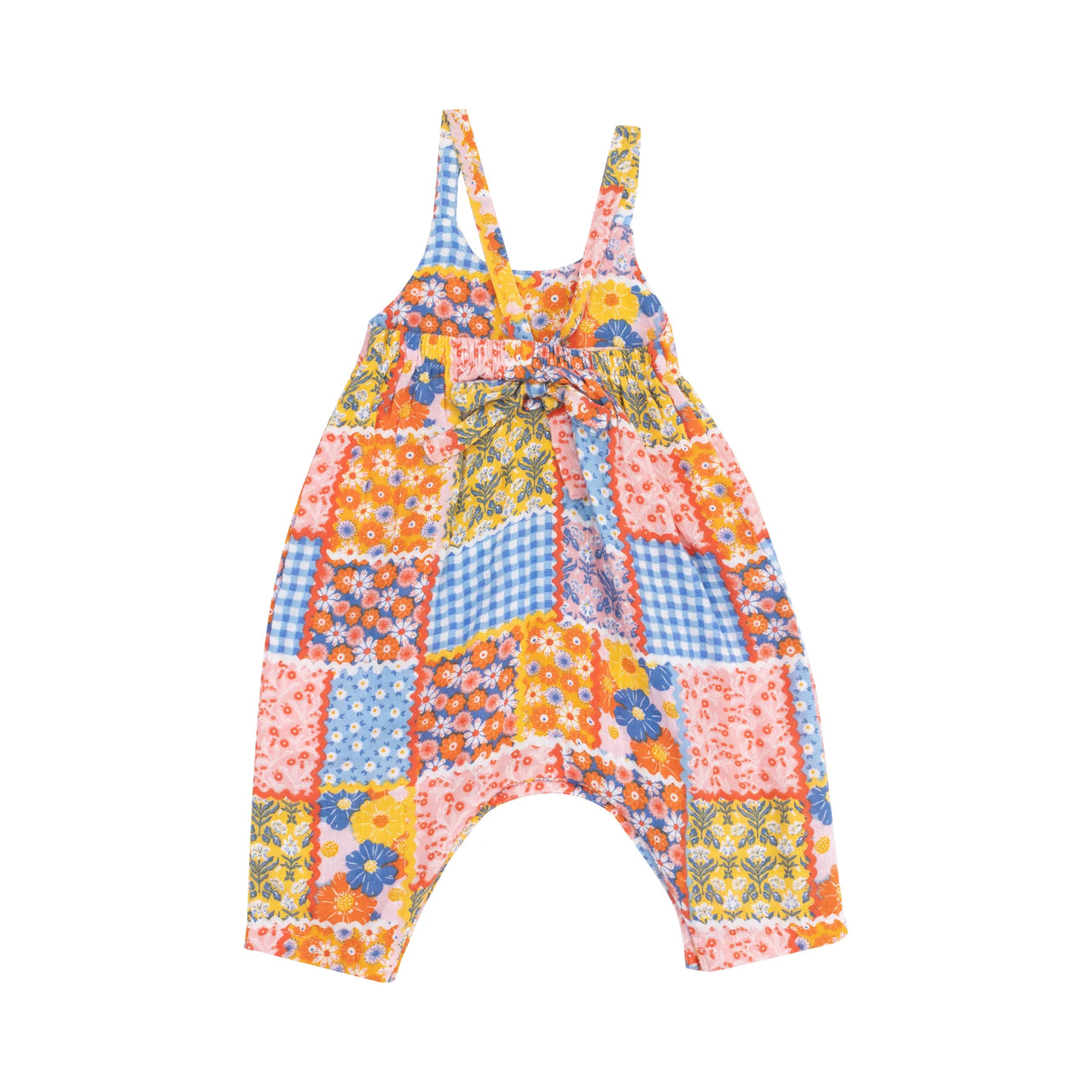 Ric Rac Patchwork | Tie Back Romper