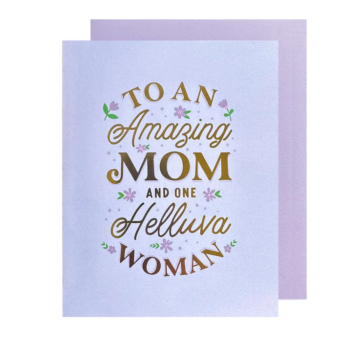 Helluva Woman Mothers Day Card