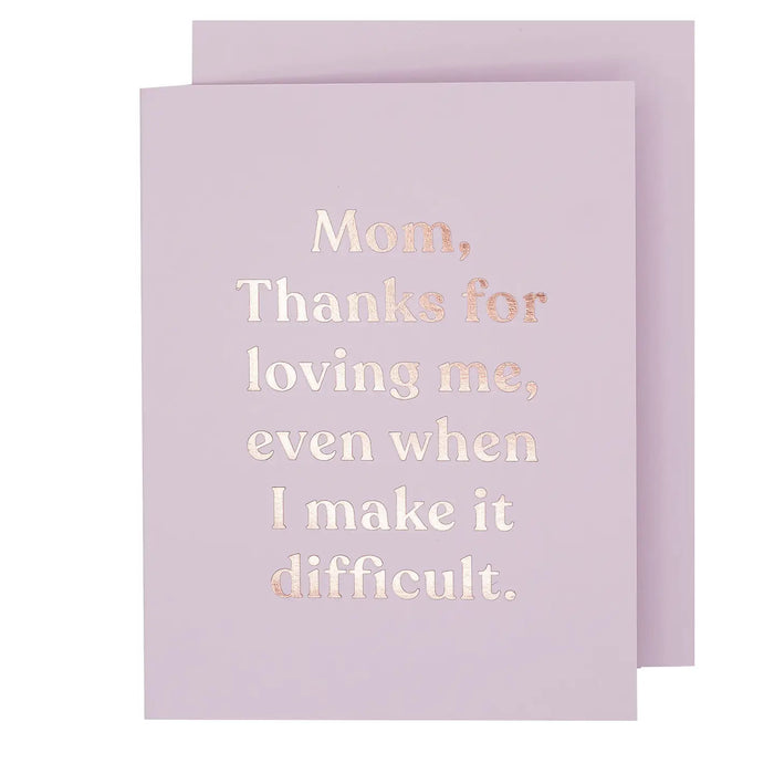 Loving Mom Mothers Day Card