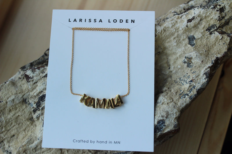 KAMALA Necklace | Silver Rhodium or 24K Gold Plated