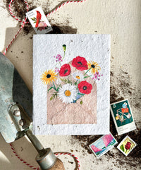 Pocketful of Sunshine Wildflower Plantable Seed Card