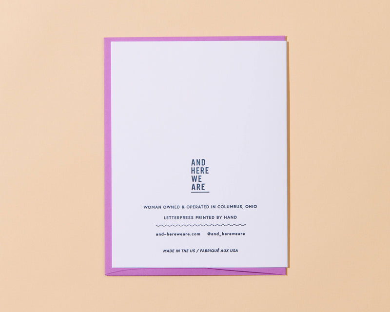 Baby on Board Skateboard Letterpress Baby Pregnancy Card