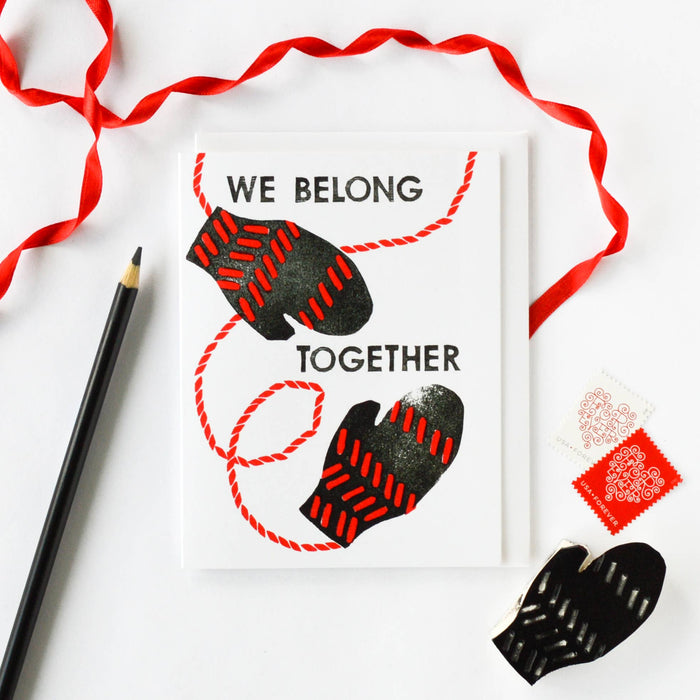 We Belong Together Romance Card