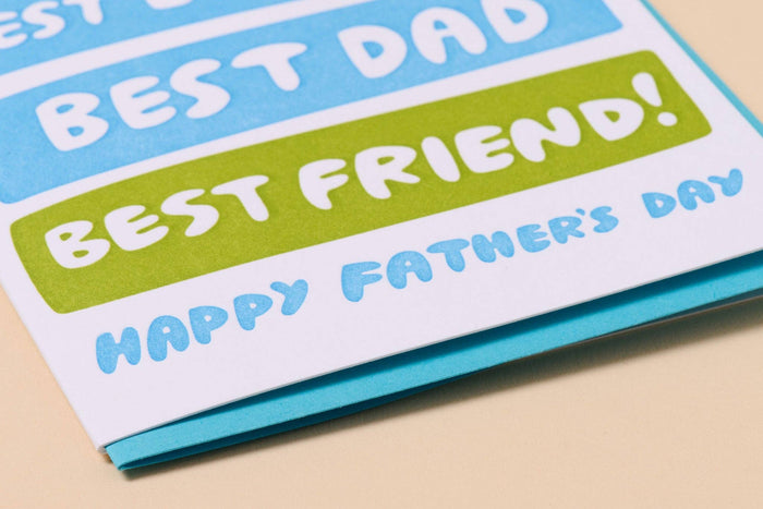 Best Hugger/Listener/Dad/Friend - Birthday Card Father's Day Card from Partner