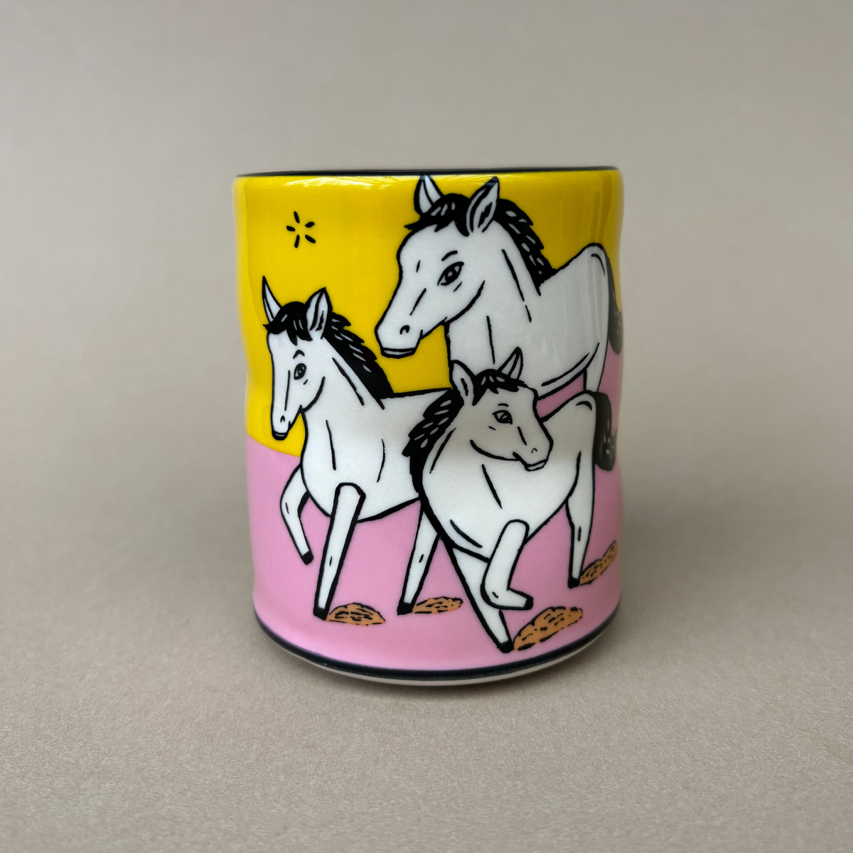 Trust Soul Spark Cup - Large Ceramic Mug - Horse