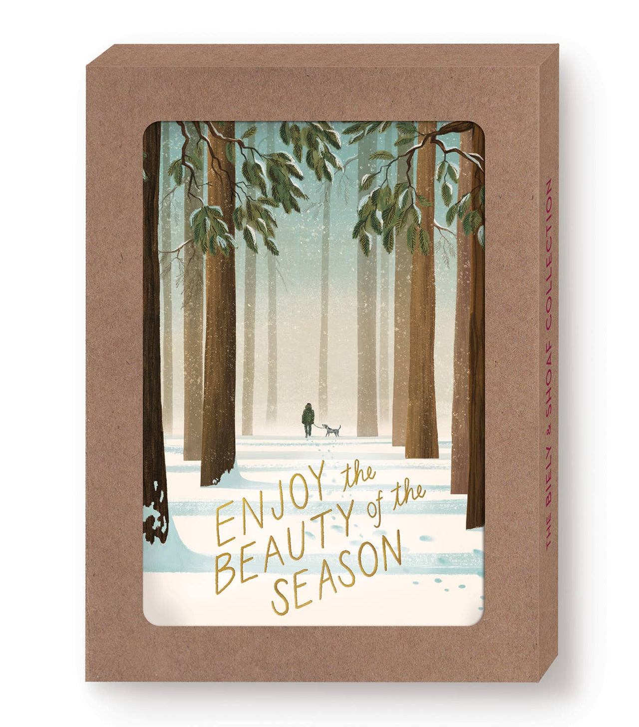 Winter Walk Boxed Holiday Cards - Set of 10