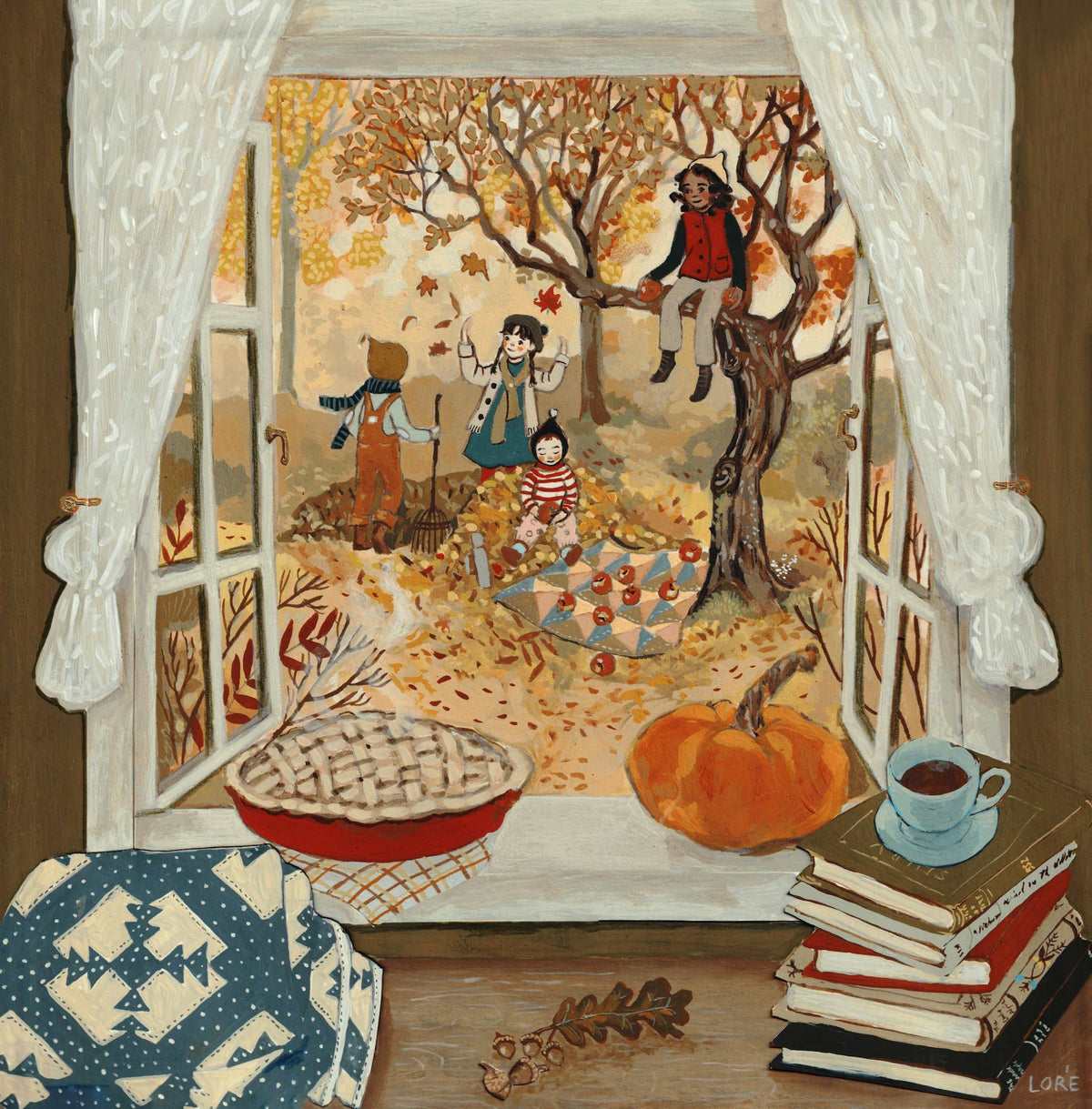 Autumn's Window  Card