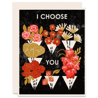 I Choose You (Flower Shop) Romance Card