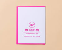 Taught Me New Mom Letterpress Greeting Card - Mother's Day