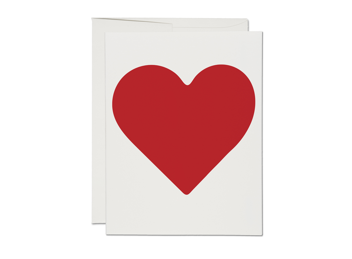 Huge Heart love greeting card