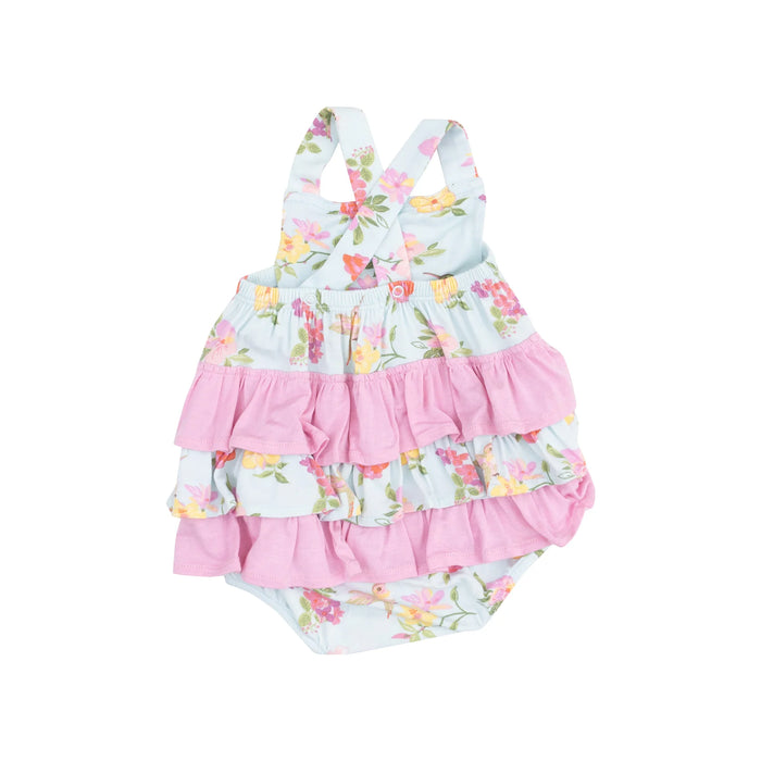 Cute Hummingbirds | Ruffle Sunsuit