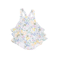 Samantha Floral | Ruffle Sunsuit