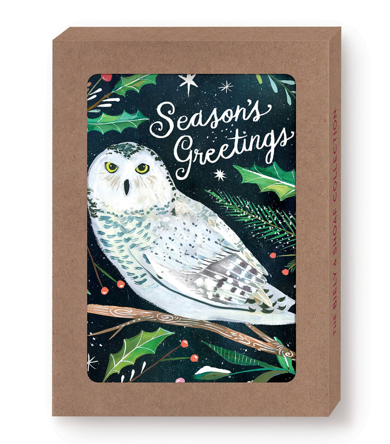 Snowy Owl Boxed Holiday Cards - Set of 10