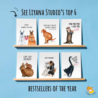 Bear Fish Grad - Funny Graduation Card