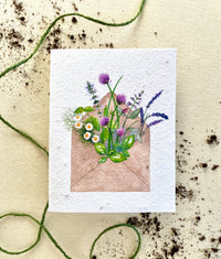 Pocketful of Sunshine Herb Mix Plantable Seed Cards