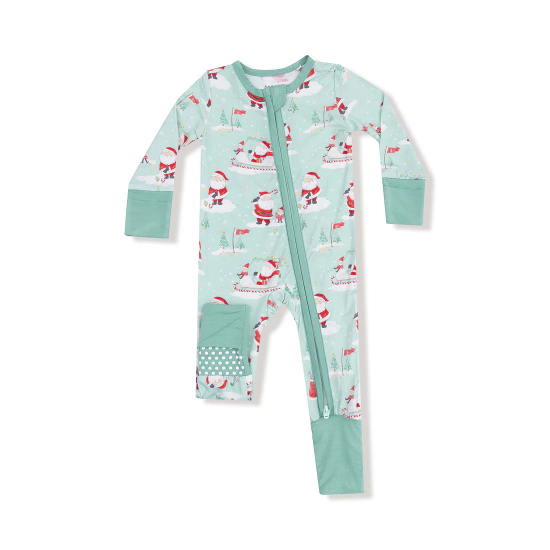 Golding Santa and Elves | 2 Way Zipper Romper