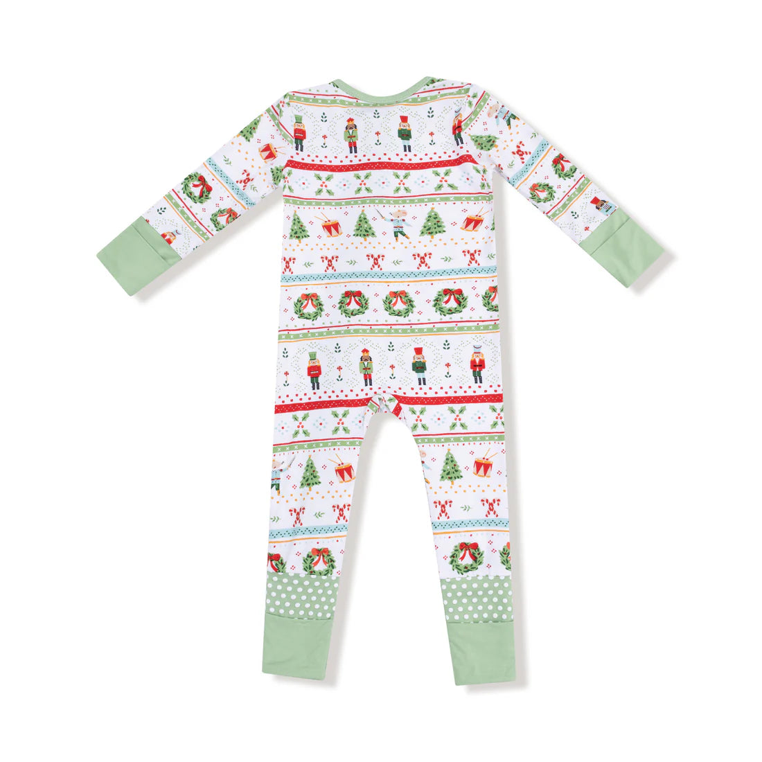 Nutcracker Fair Isle | 2 Way Zipper Romper
