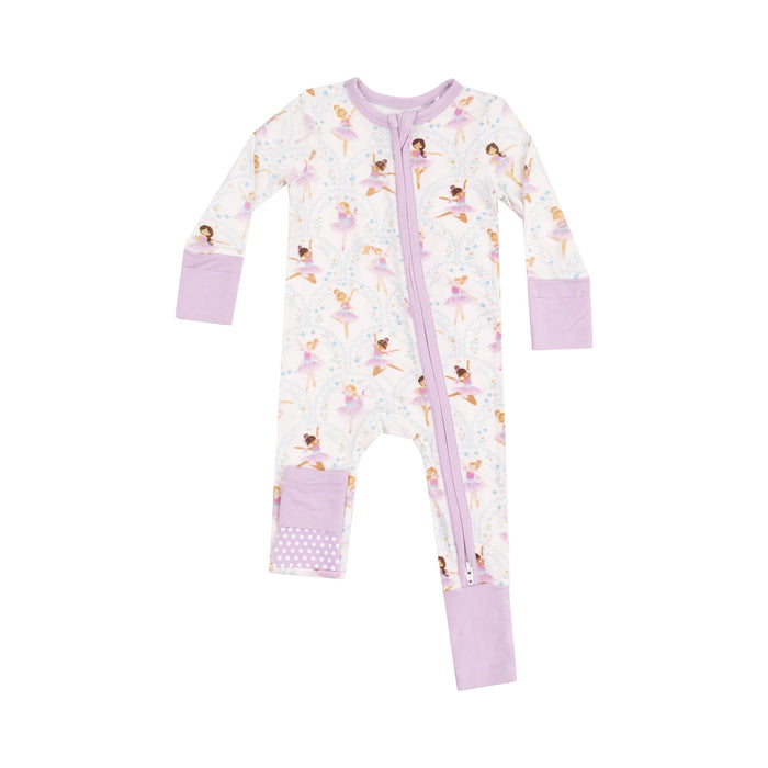 Bow Ballerinas | 2 Way Zipper Romper