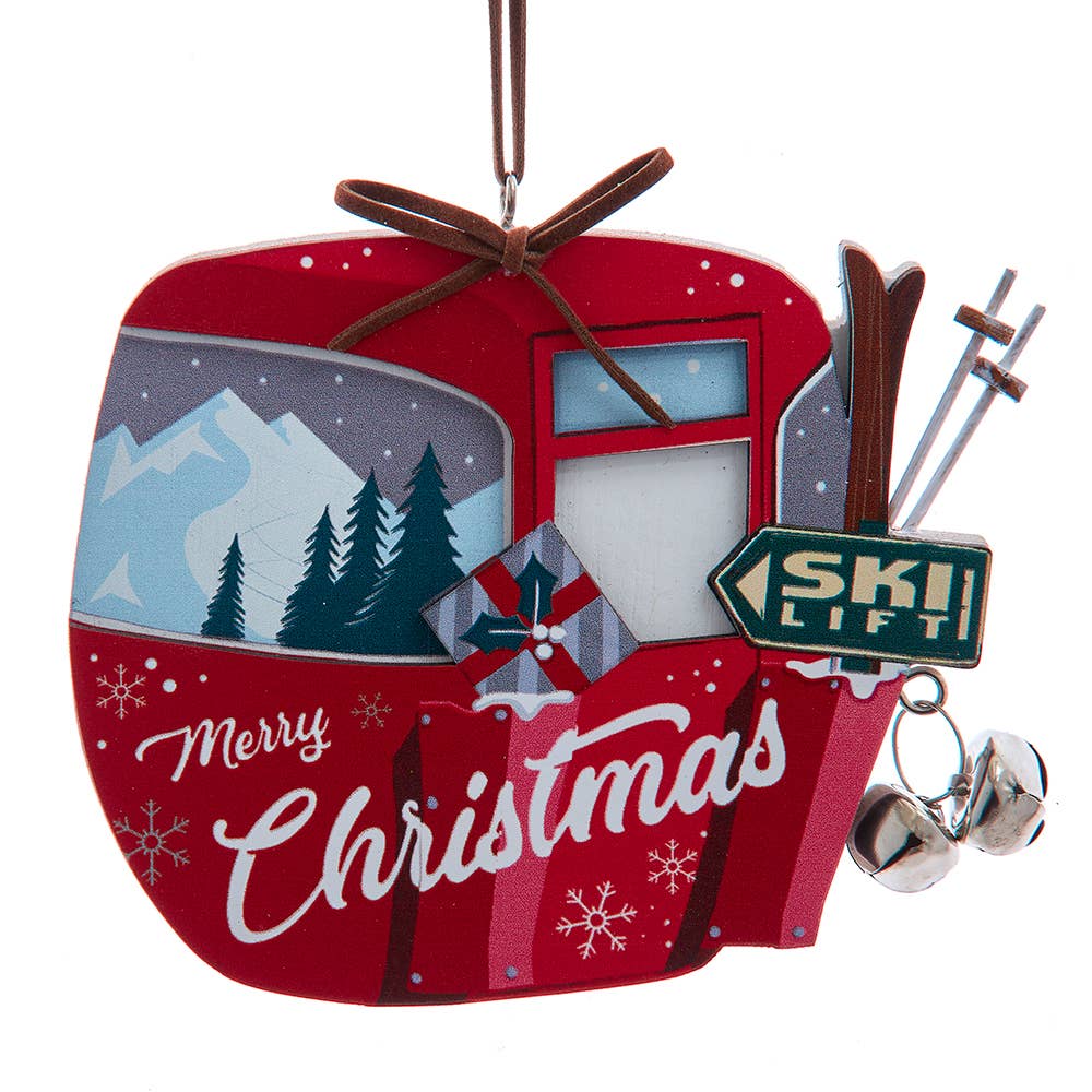 Wood Gondola Ornament