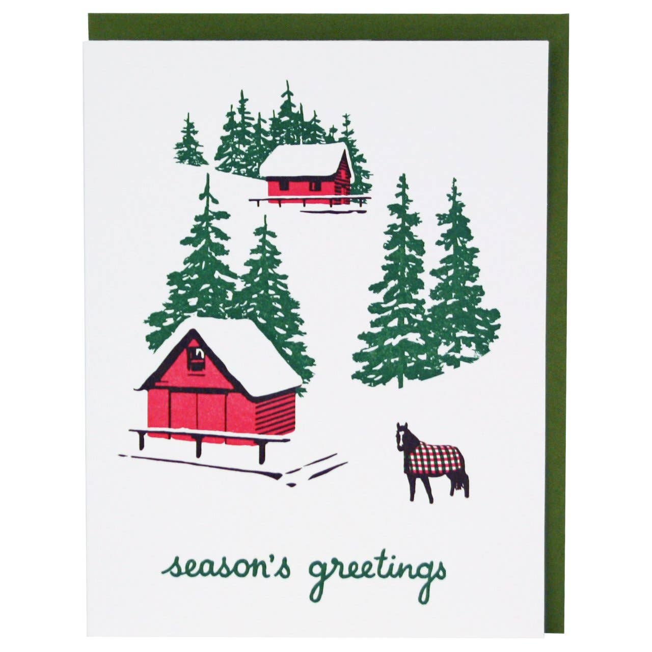 Hillside Cabins Holiday Card