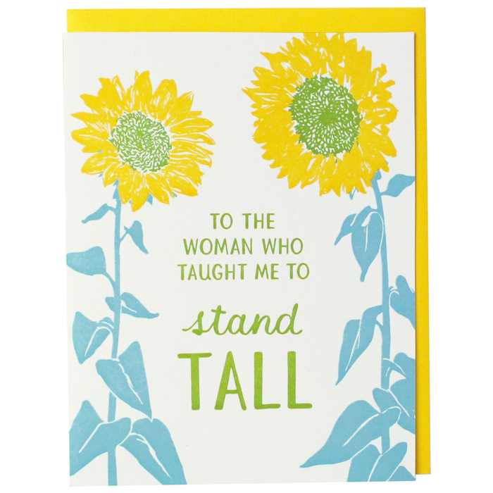 Sunflower Mother's Day card