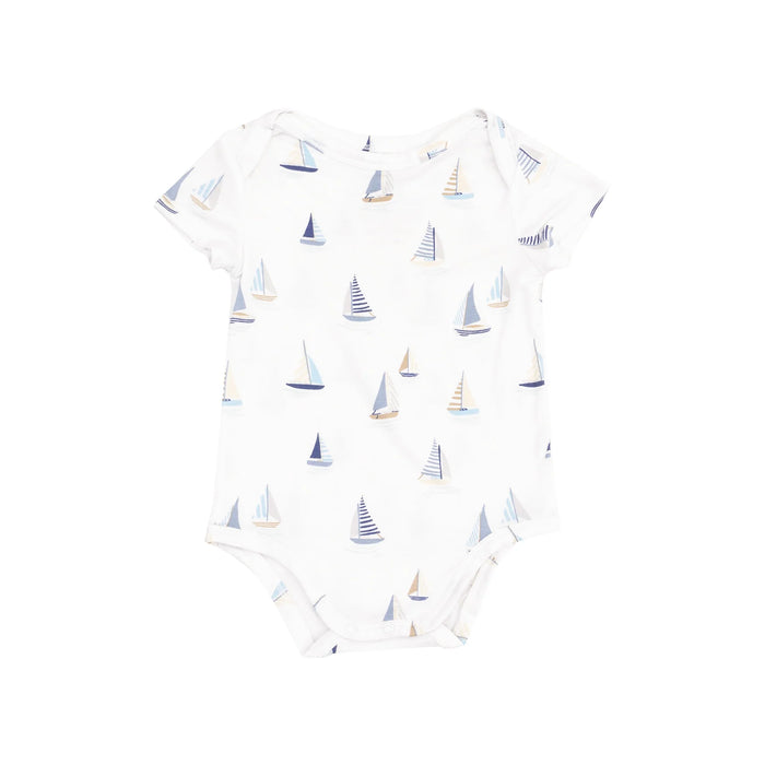 Blue Sailboats | Bodysuit Onesie