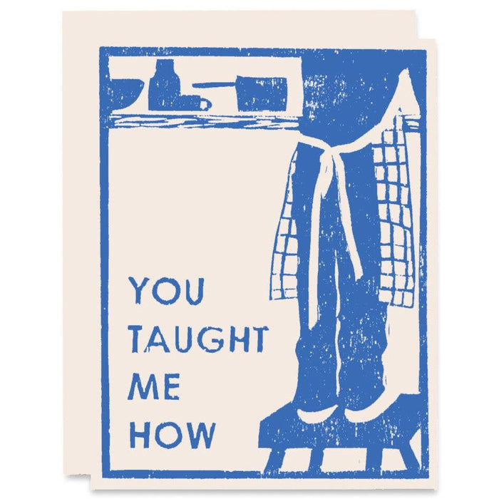You Taught Me How Mother and Father Card