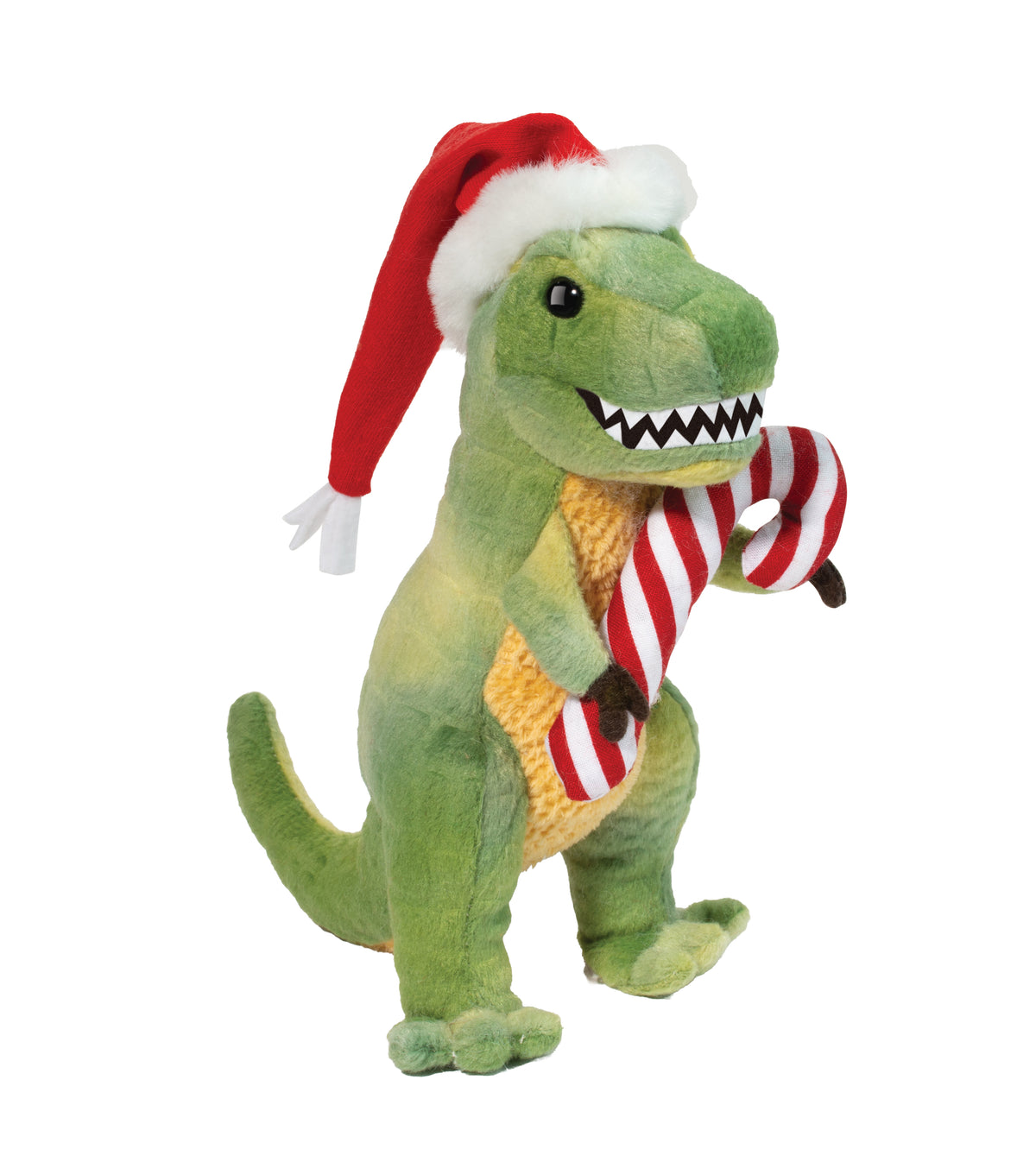 Holiday T-Rex with Santa Hat