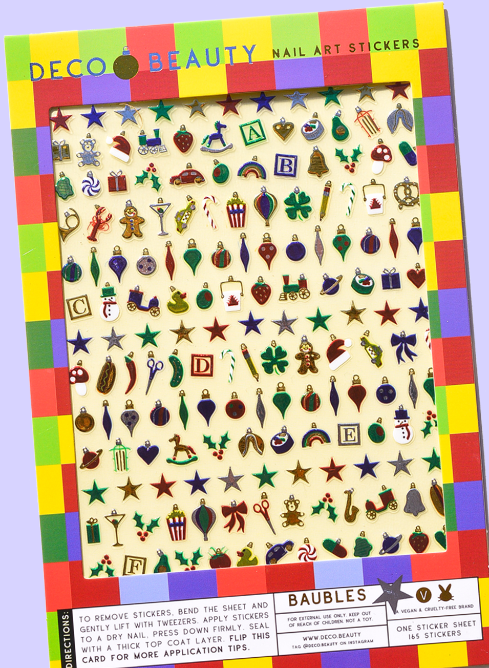 Nail Art Stickers - Baubles