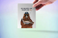 Bear Fathers Day Cod - Funny Fathers Day Card