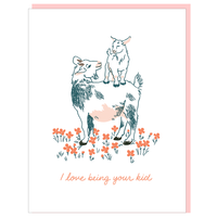 Goats Mother's Day Card