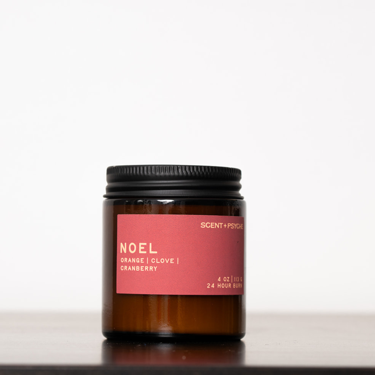 Noel | Orange Peel, Cranberry, Clove Wood Wick Candle 4oz
