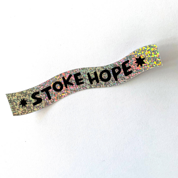 Stoke Hope - Holographic Swirl Sticker
