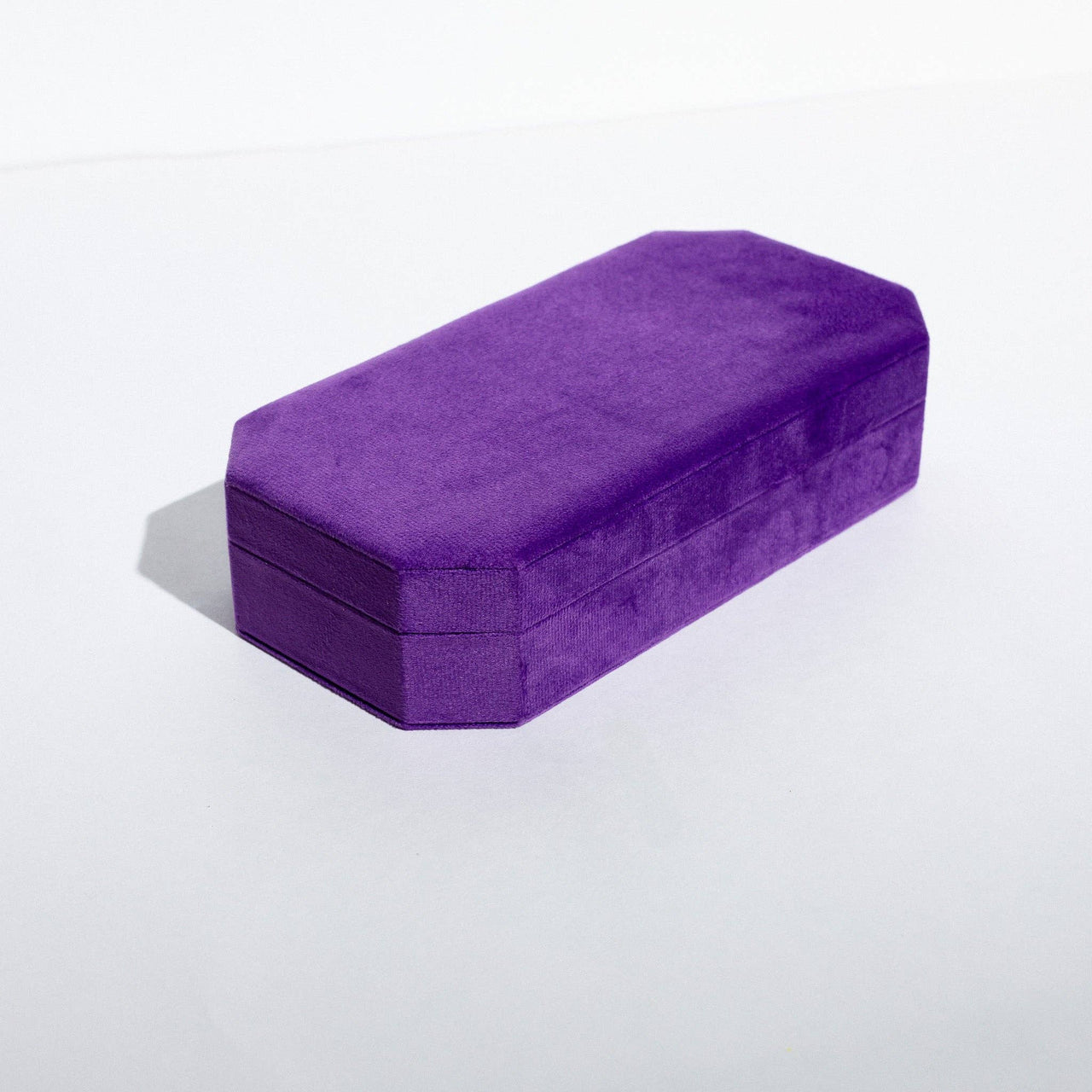 Velvet Jewelry Box Organizer - Purple