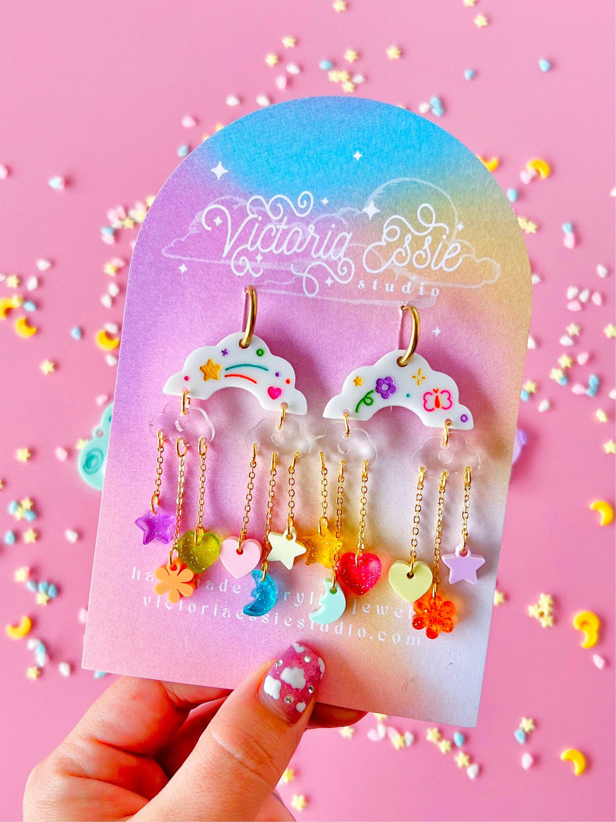 Drop of Love - Doodle Earrings