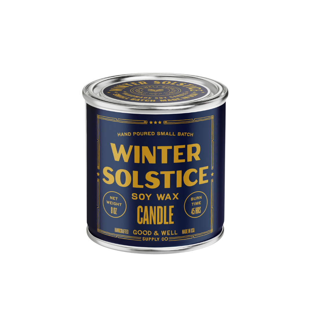 Winter Solstice Soy Candle / Joyful Tidings Collection
