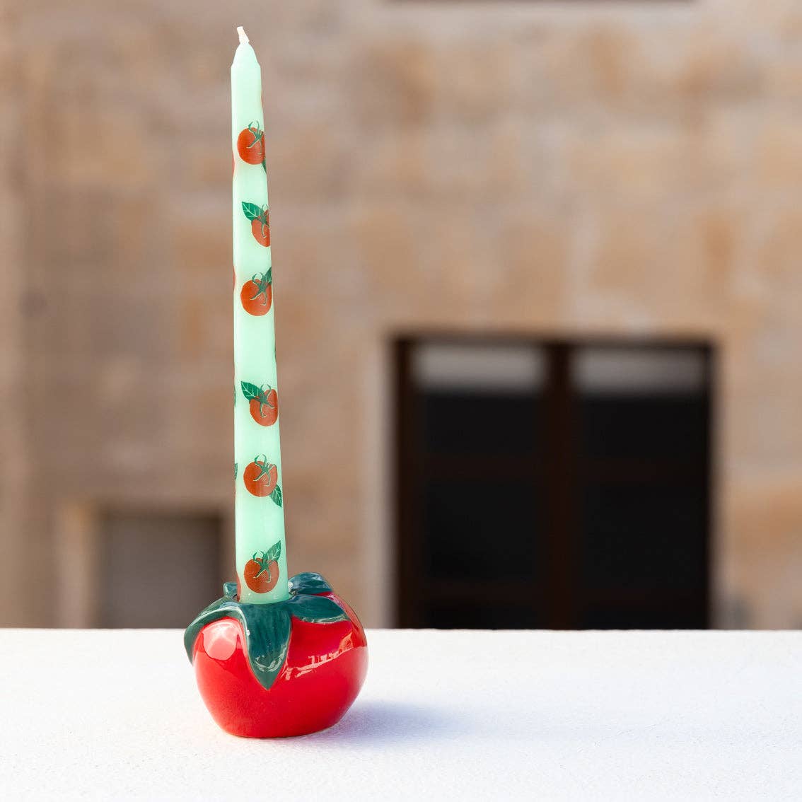 Tomato Taper Dinner Candles - 2 Pack | Everyday Decor |