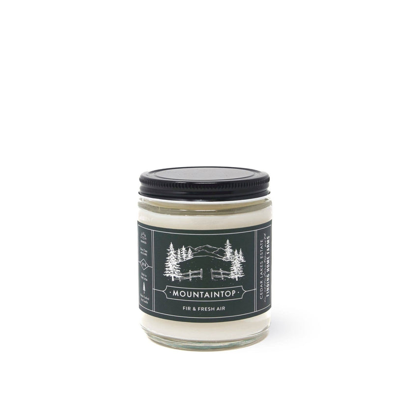 Soy Candle, Mountaintop, Woody & Fresh