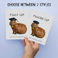 Fancy Capybara Grad - Funny Graduation Card