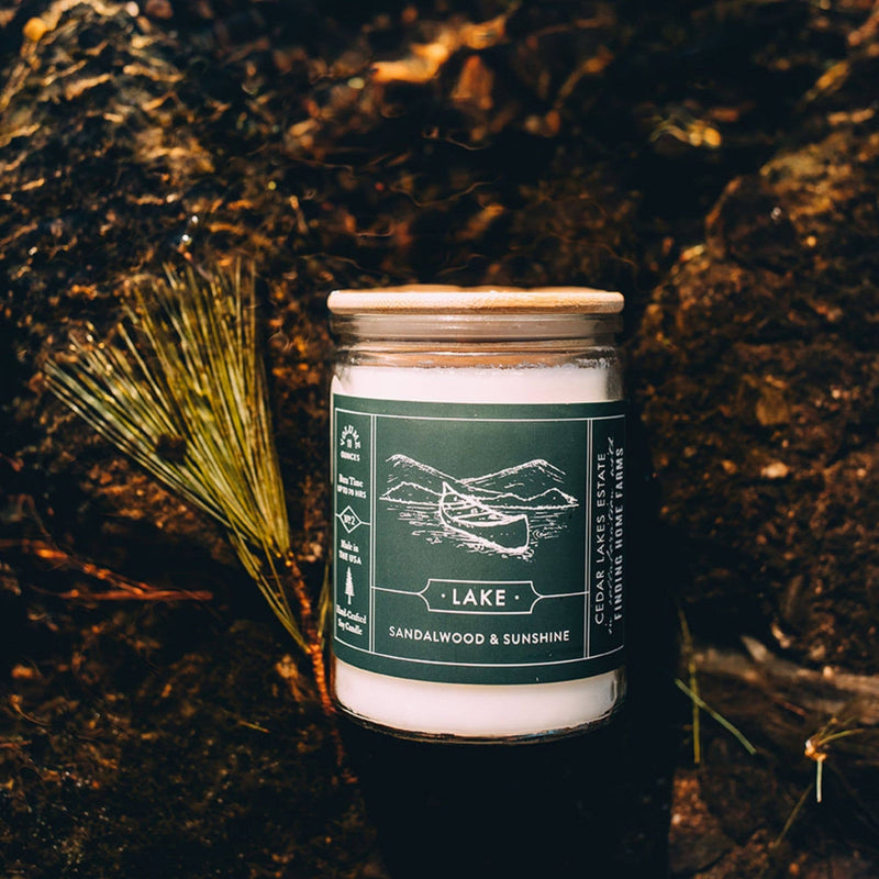 Soy Candle, Lake, Fresh & Bright Scent