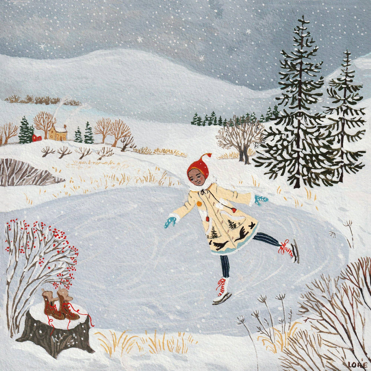 On Solstice  Card