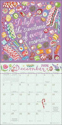 Katie Daisy 2026 Wall Calendar by Katie  Daisy