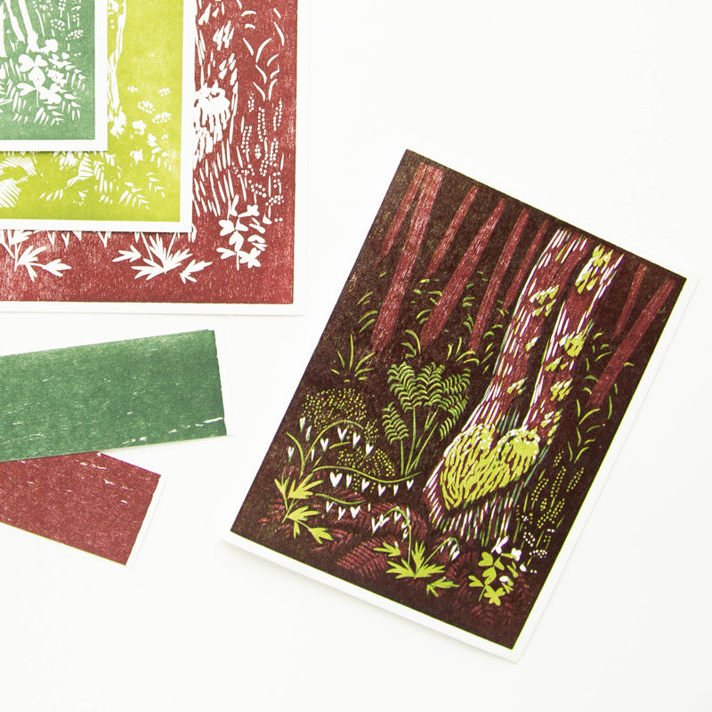 Heart of the Forest Letterpress Card