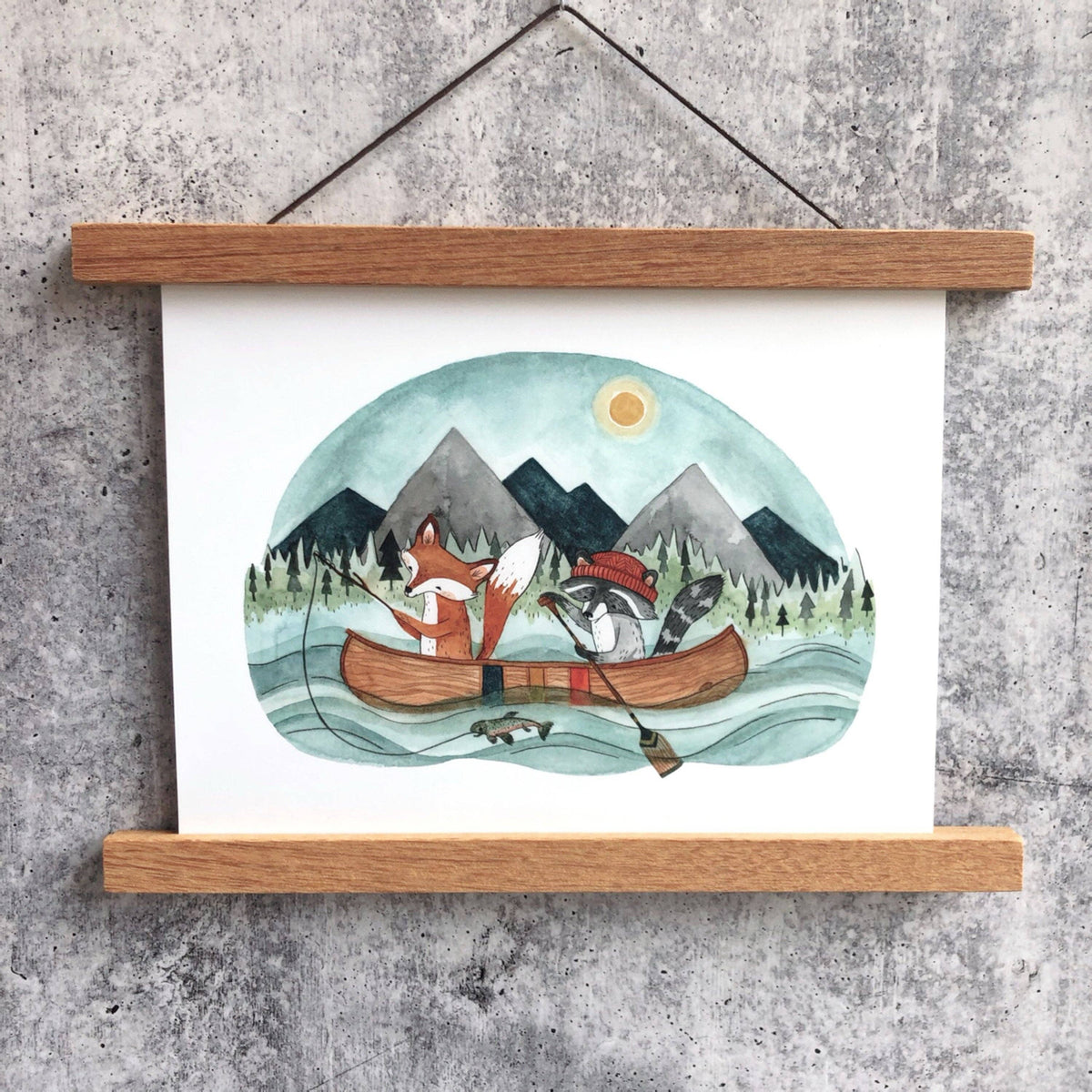 Canoe Adventure Print