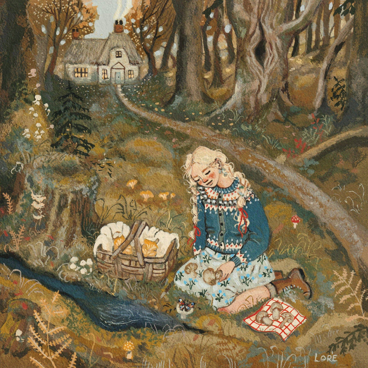 At the Center of the Wood Art Print