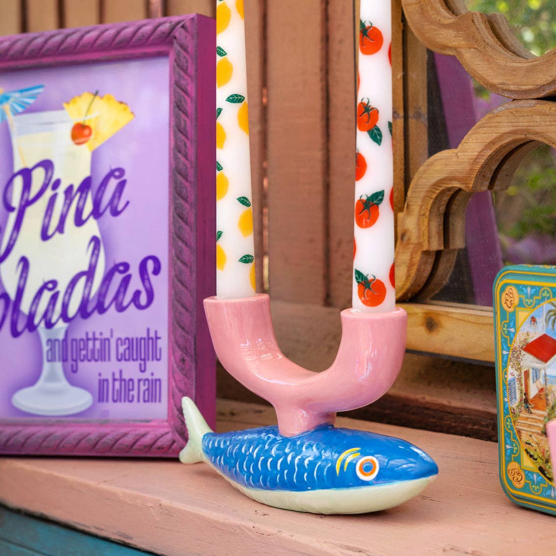 Fish Ceramic Candle Holder | Everyday Decor |