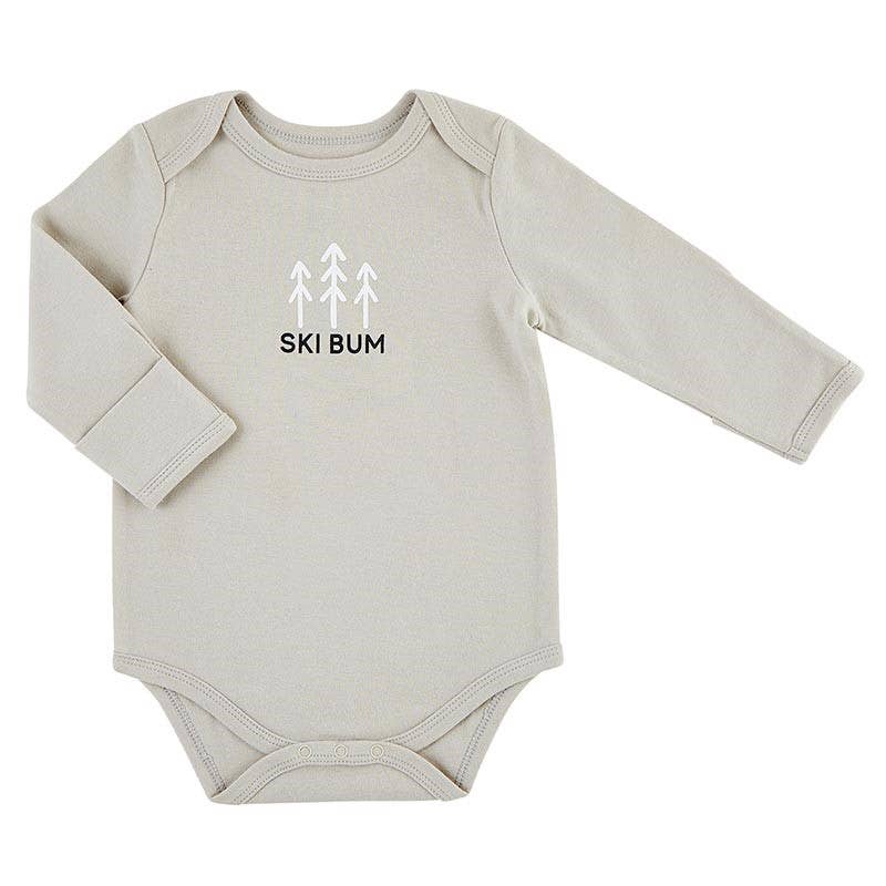 Winter Wonderland LS Snapshirt-Ski Bum 6-12 month