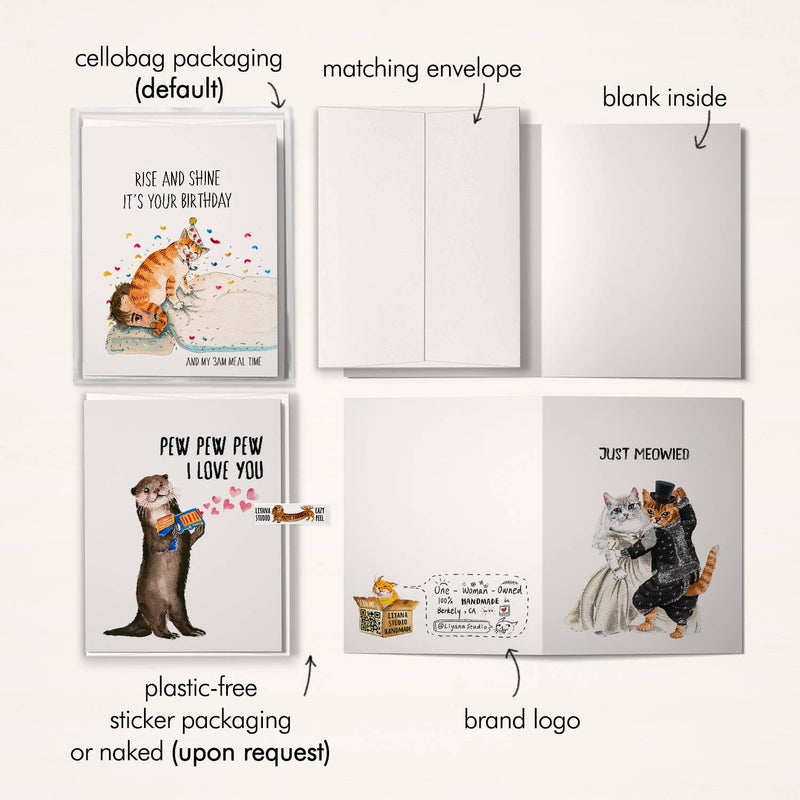 Fancy Capybara Grad - Funny Graduation Card