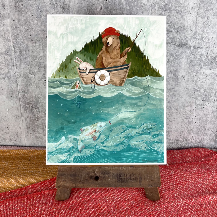 Fishing Day Print