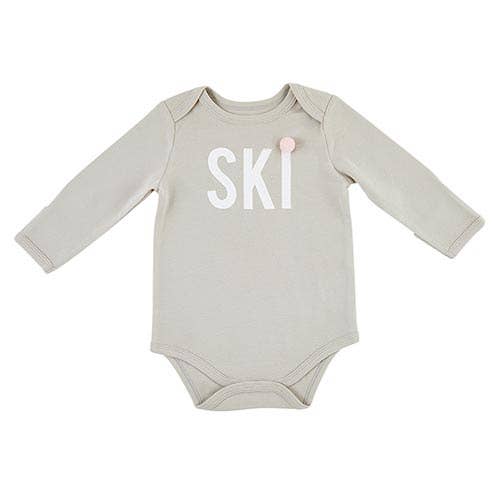 Winter Wonderland LS Snapshirt-Ski 6-12 month